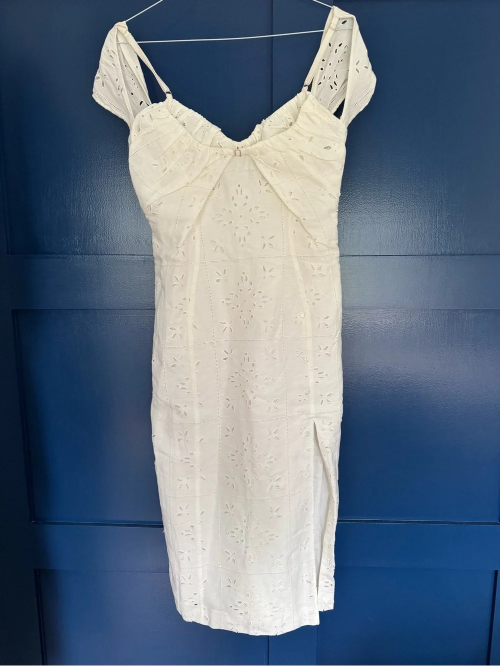 Jacquemus White Broderie Anglaise Linen-blend - Picture 4 of 6